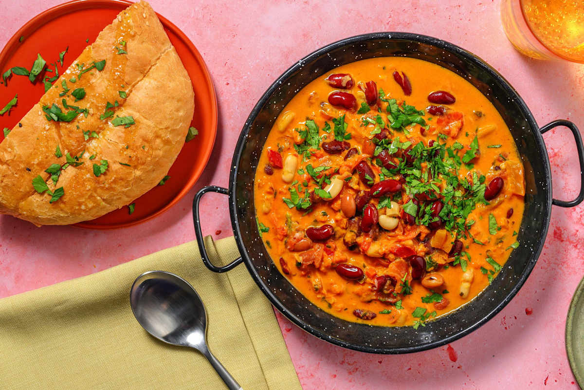 Veganes Dal Makhani: Pikantes Bohnen-Curry