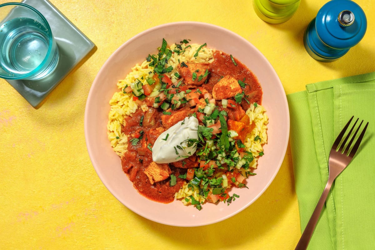 Jalfrezi-stijl kipcurry