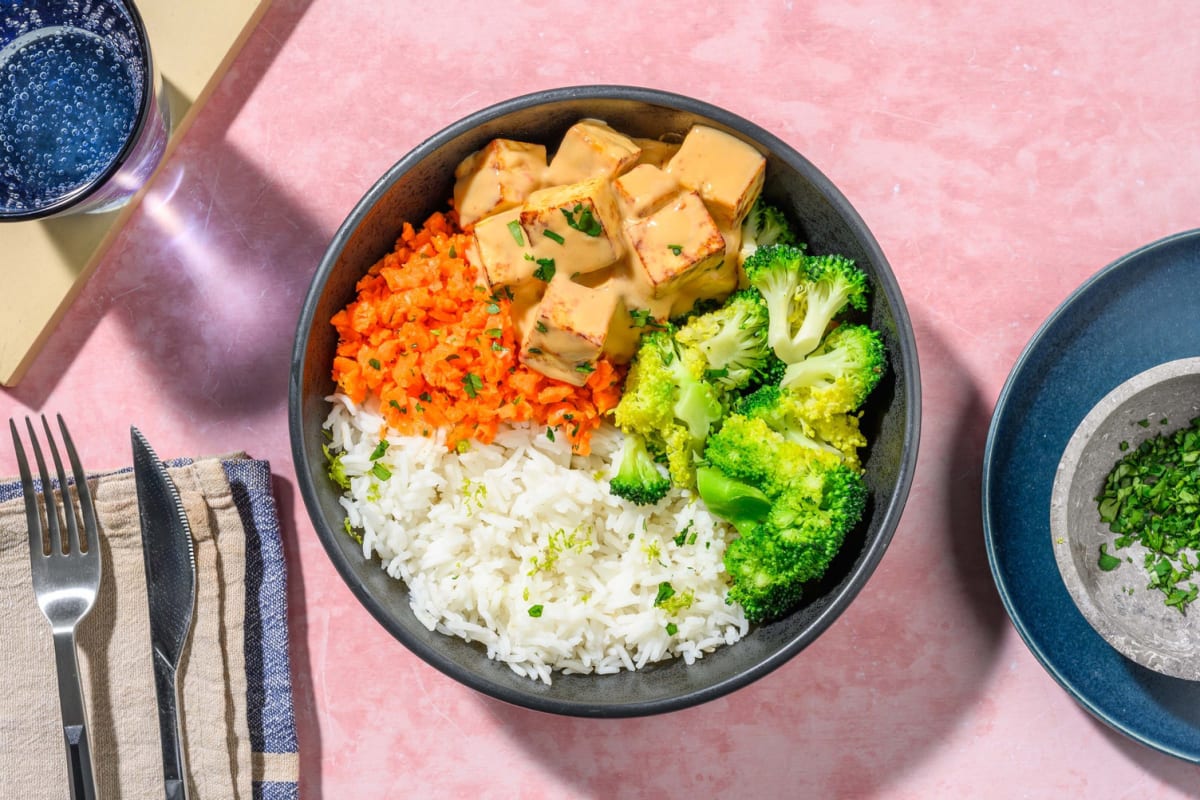 Spicy Tofu Buddha Bowl