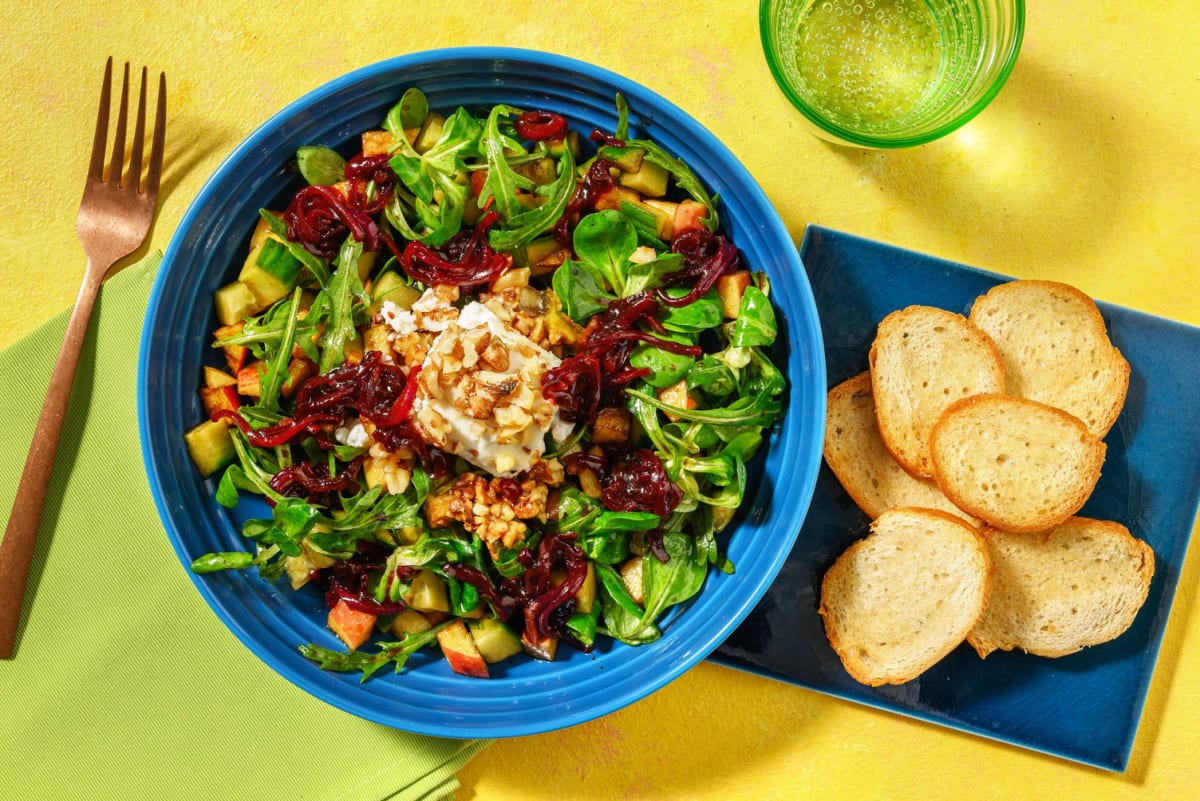 Geitenkaassalade met crostini