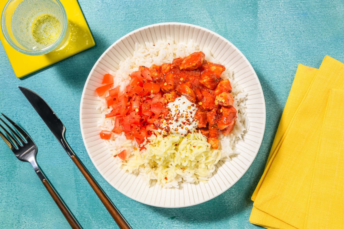 Chicken and Chorizo Chilli Burrito Bowl