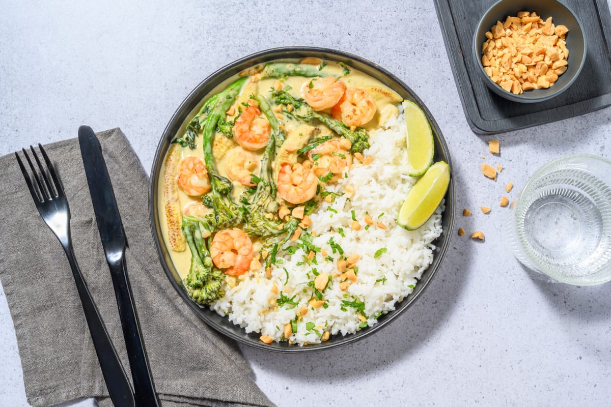 Ultimate Thai Green Style King Prawn Curry