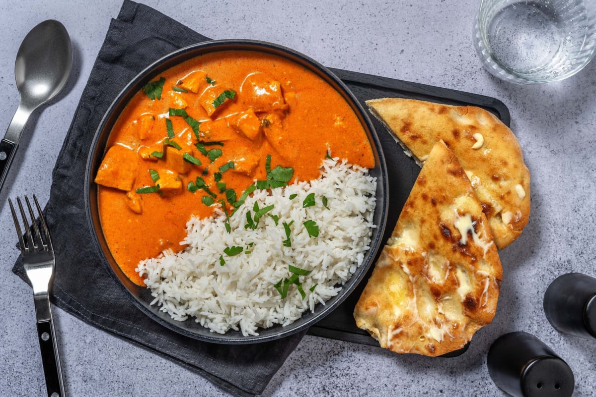 Ultimate Butter Chicken and Buttery Naan Recipe | HelloFresh