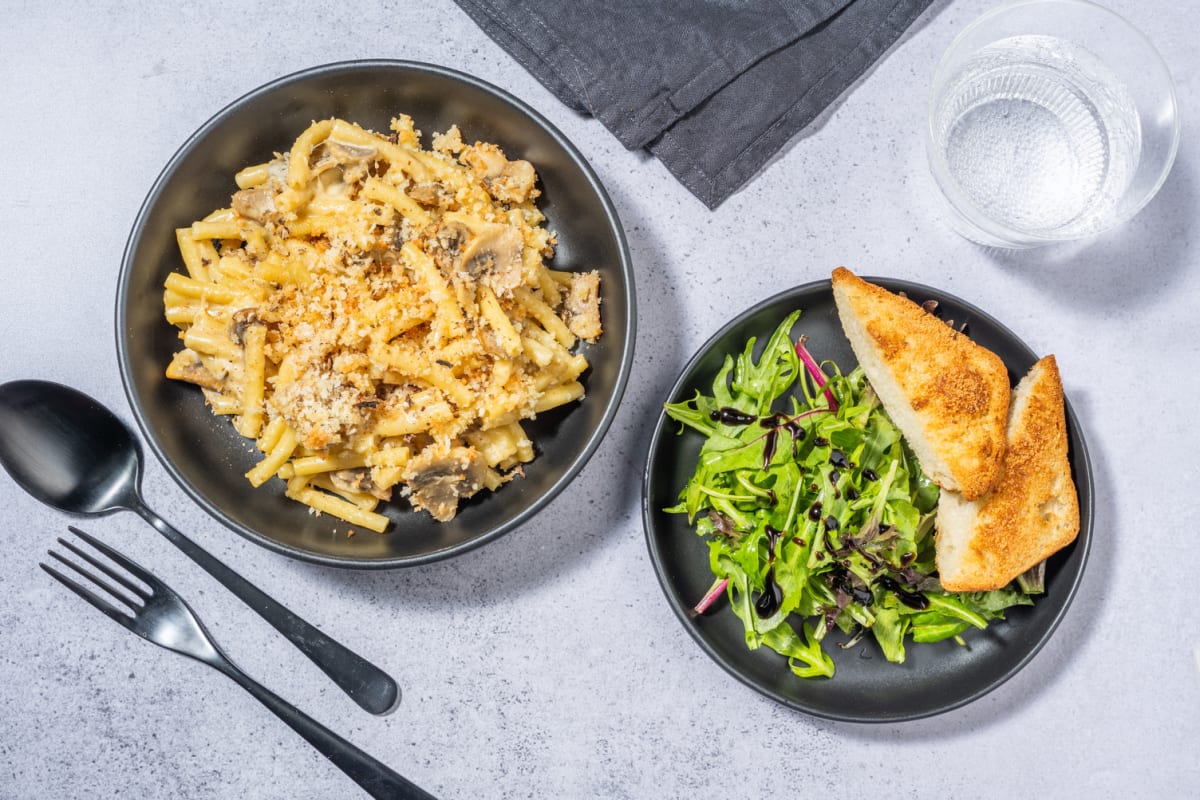 Ultimate Truffle Mushroom Mac and Cheese