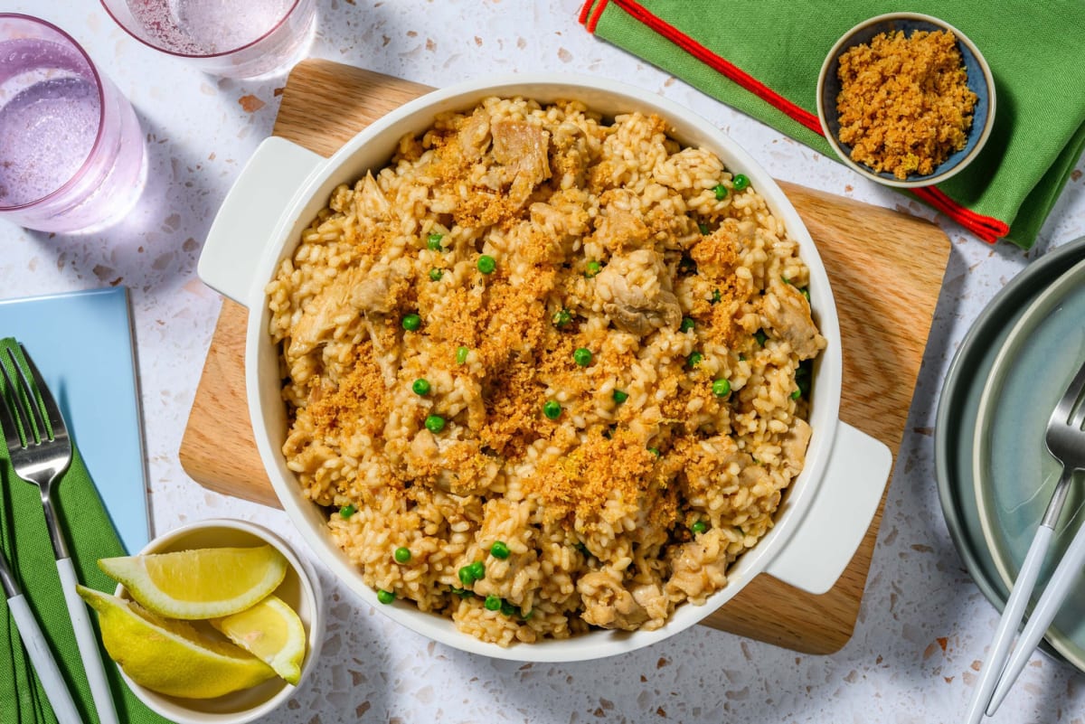 Spicy Cajun Chicken Breast Stovetop Risotto
