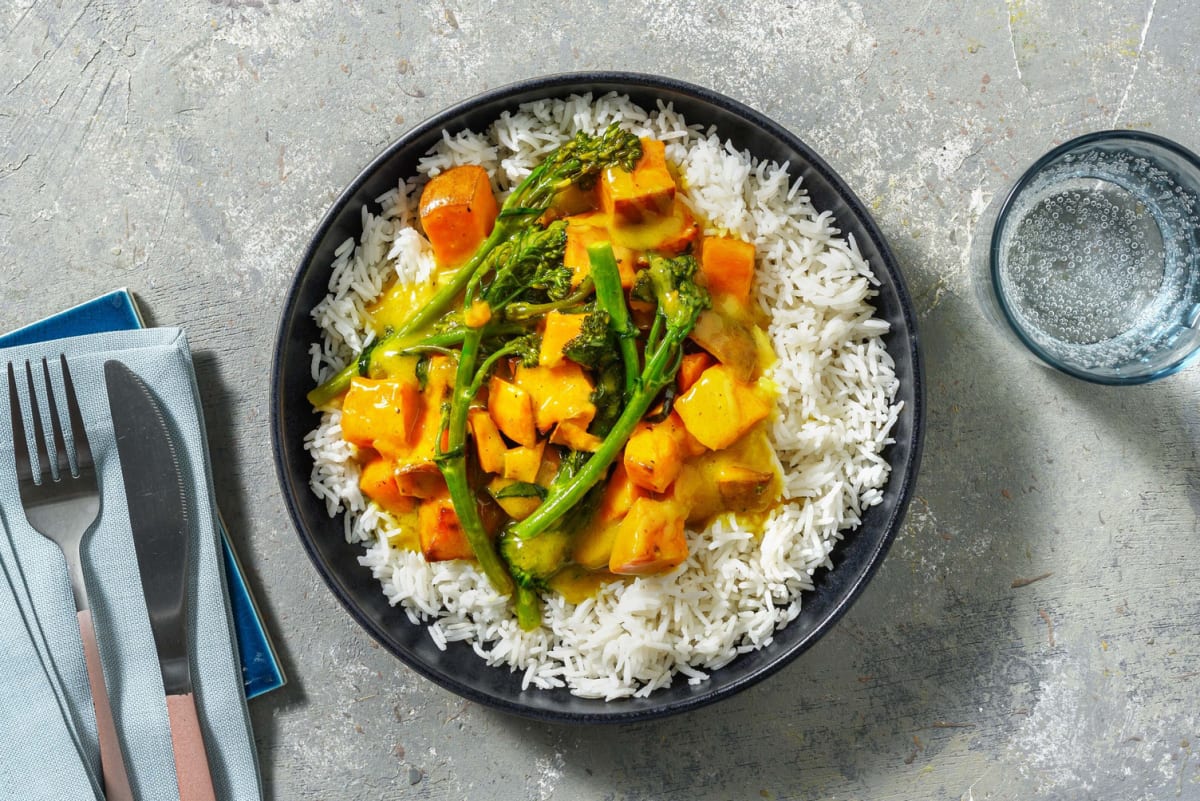 Sweet Potato Korma Style Curry