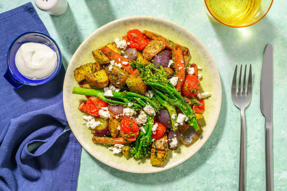 Middle Eastern Roasted Vegetable Traybake