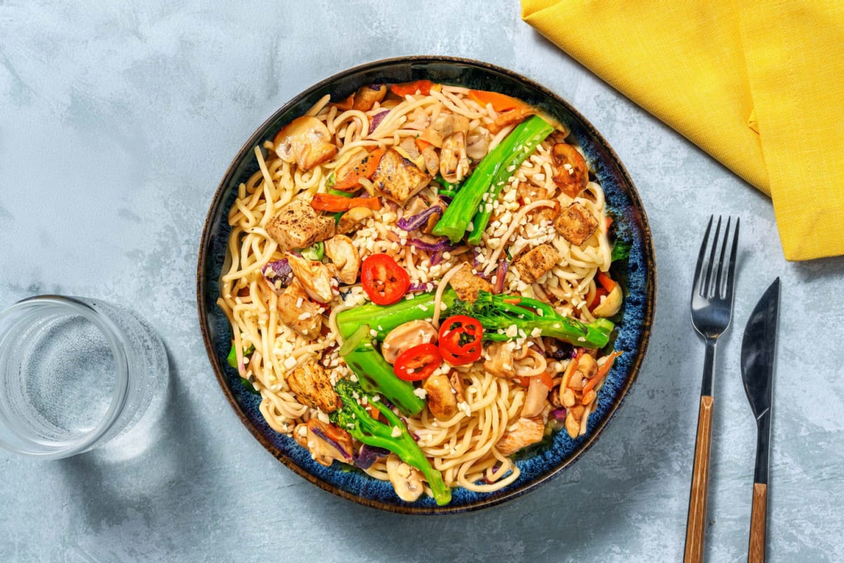 Speedy Chicken Chow Mein Inspired Noodles