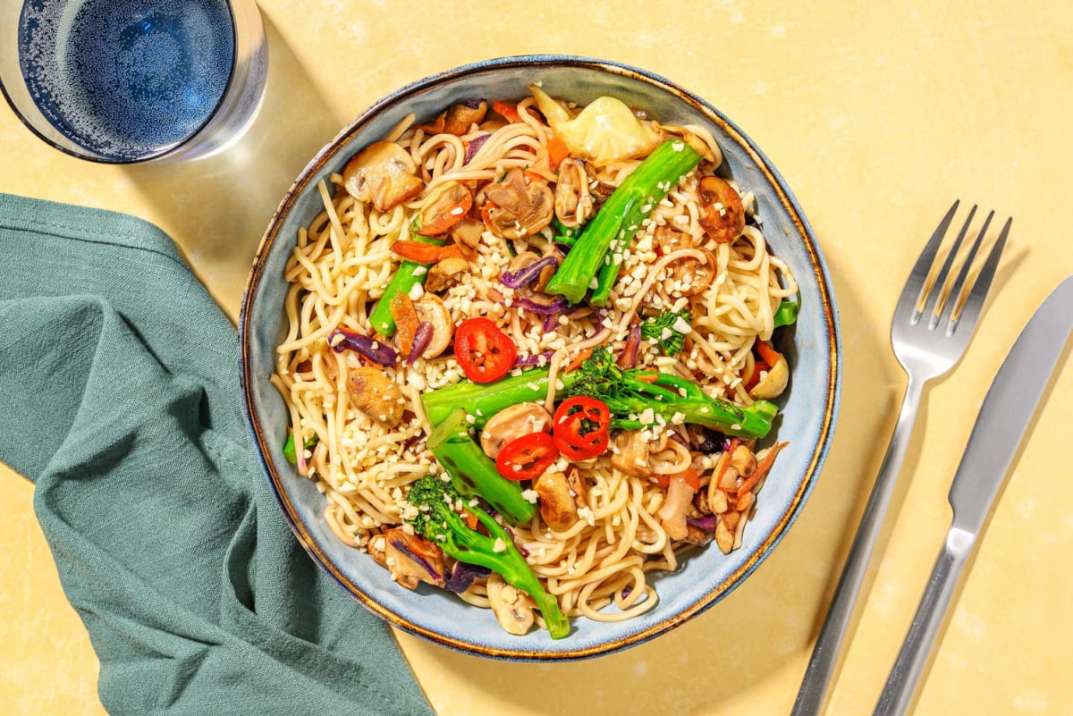 Speedy Veggie Chow Mein Inspired Noodles