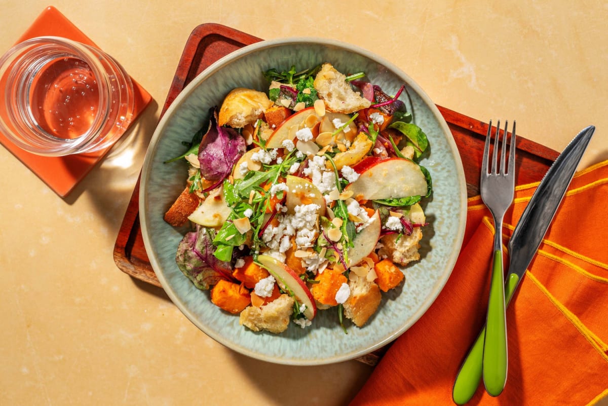 Honey Dijon Sweet Potato and Apple Salad