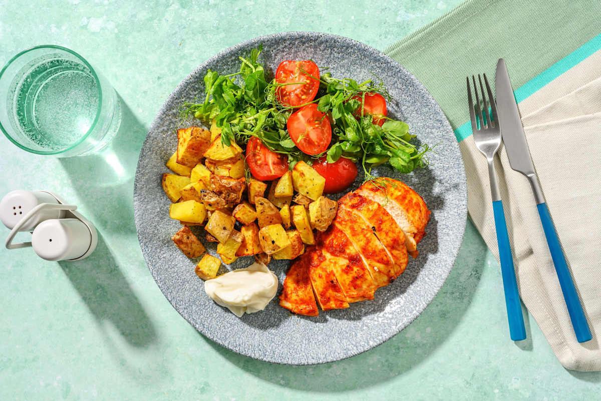 Peri Peri Chicken Breast Traybake