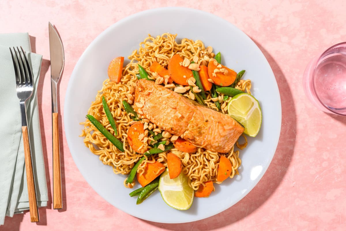 Soy and Lime Baked Salmon 
