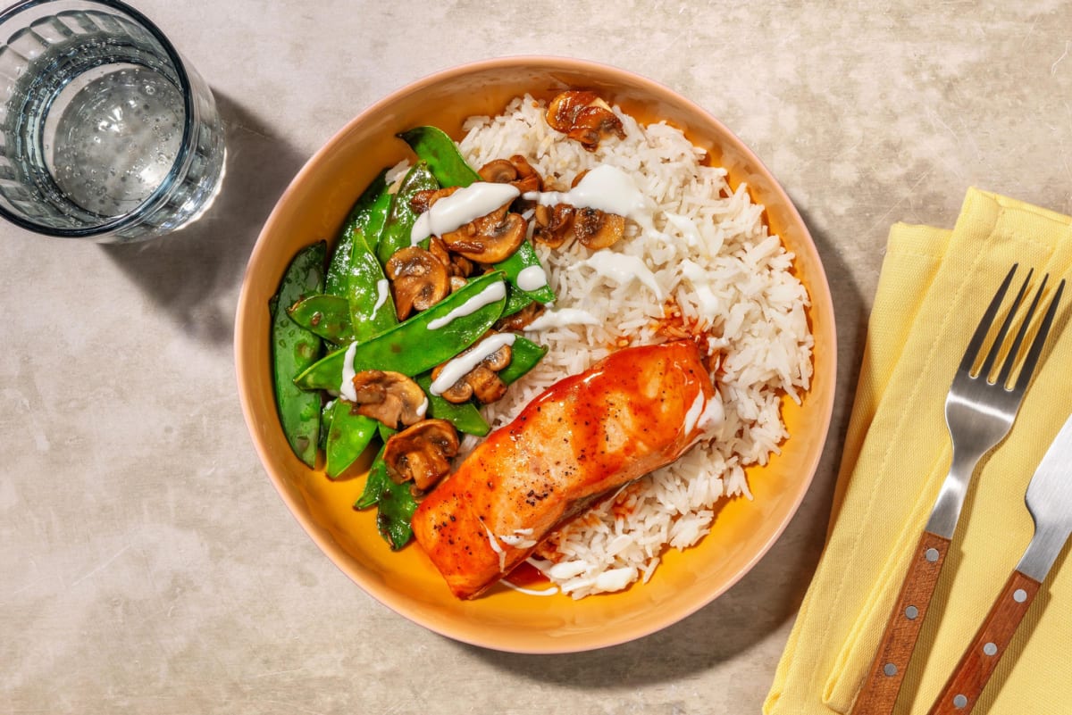 Hot Honey Baked Salmon