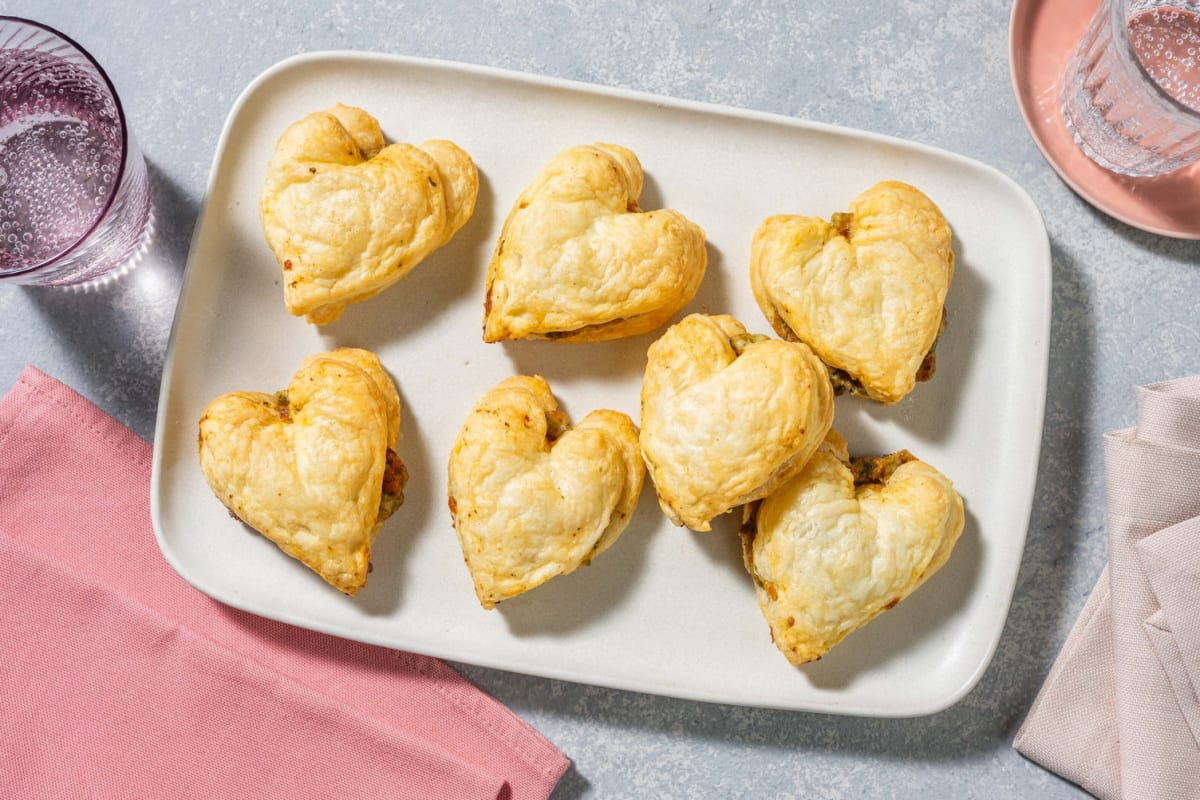 Bouchées cœur de Saint-Valentin