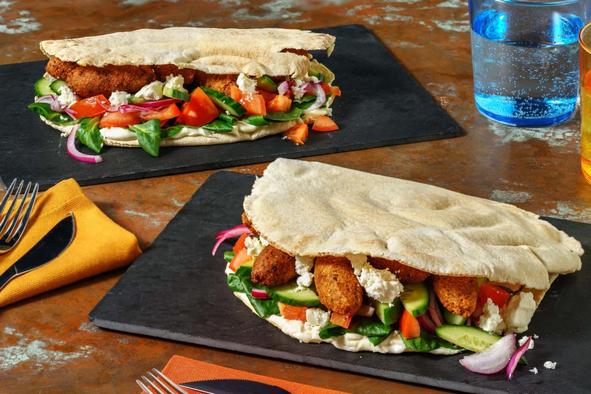 Wrap de falafels