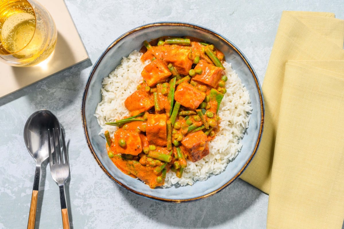 Halloumi and Mango Chutney Curry