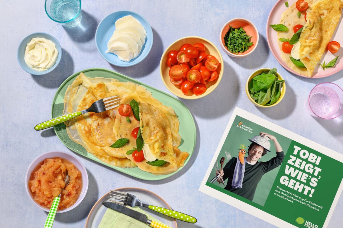 Crêpe Bar mit süßen & herzhaften Füllungen