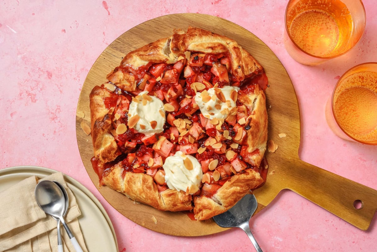 Tarte rustique pommes & confiture