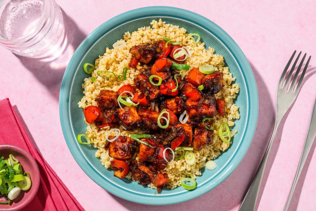 Sweet & Sticky Pork and Pepper Stir-Fry
