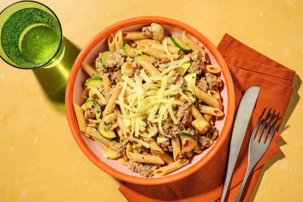 Penne Alla Ragù Bianco
