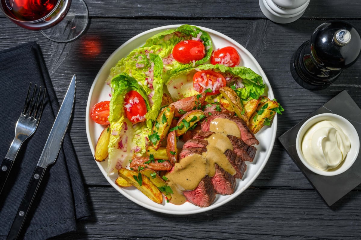 Tournedos en sauce moutarde