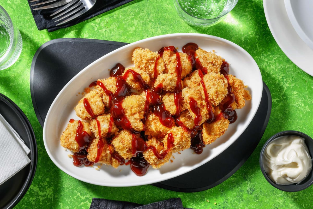 Spicy BBQ Chicken Pops