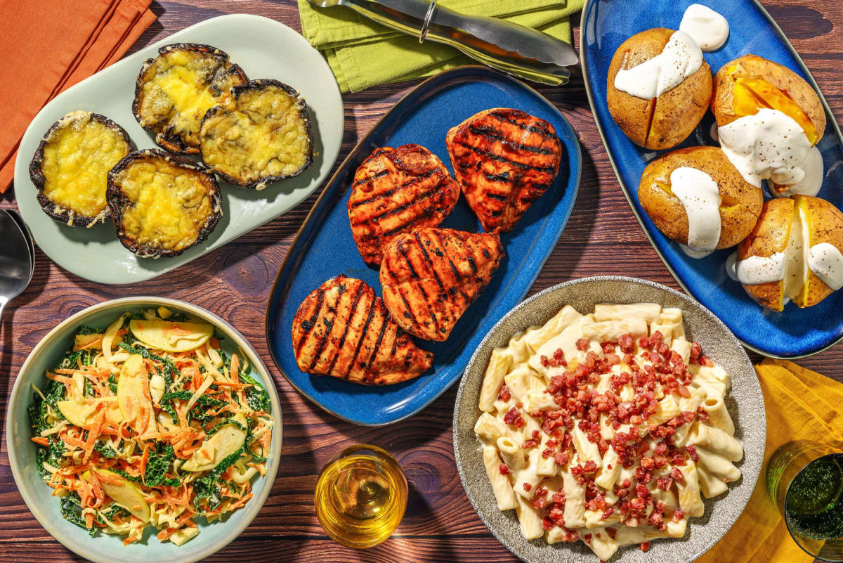 American Style BBQ grill kit | and summer slaw