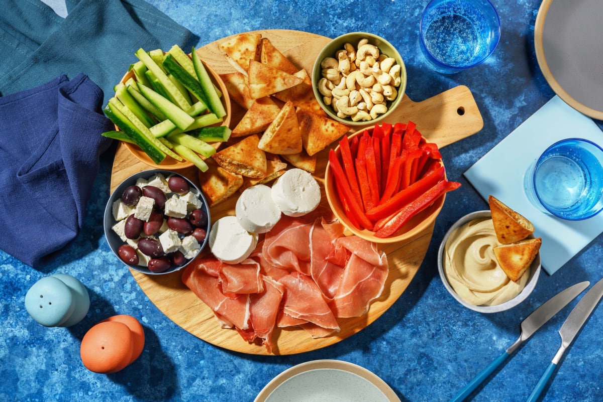 Greek tapas platter