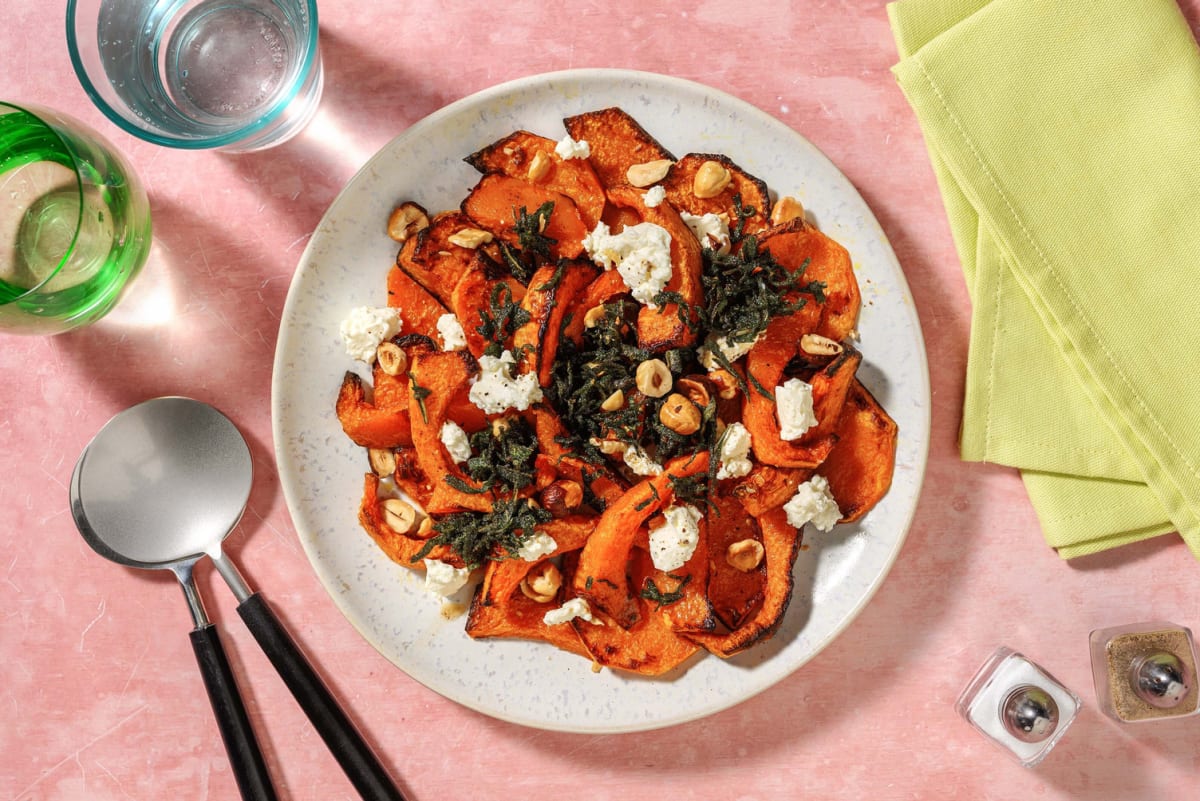 Roasted butternut squash
