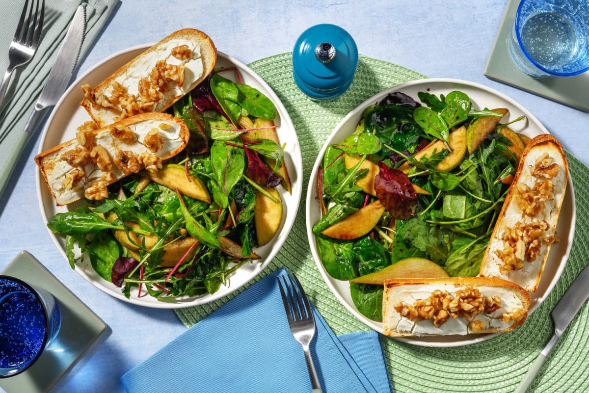 French Chèvre Chaud Salad