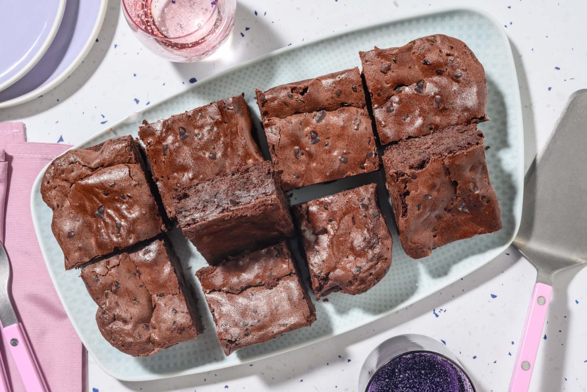 Rich chocolate brownie