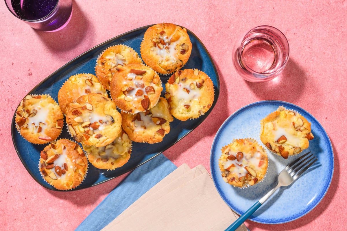 Apple and almond muffins