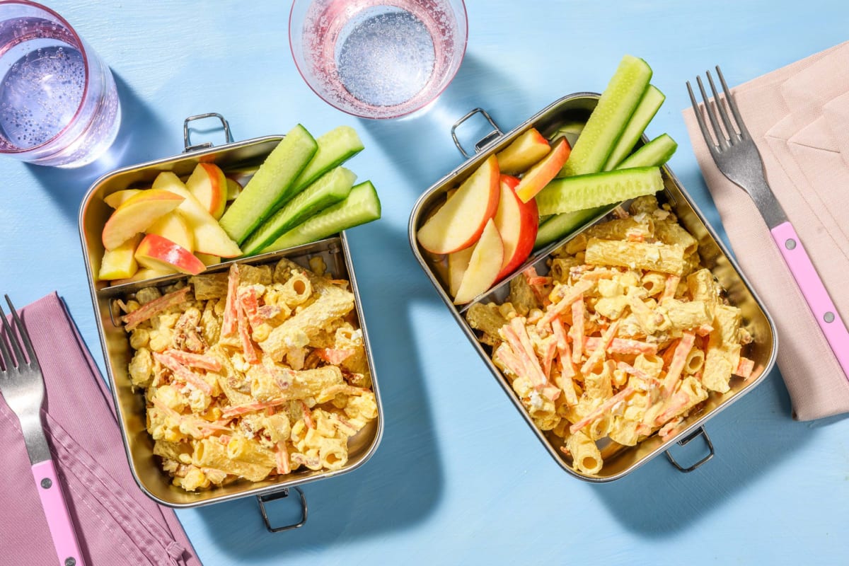 Kids pasta salad lunch box