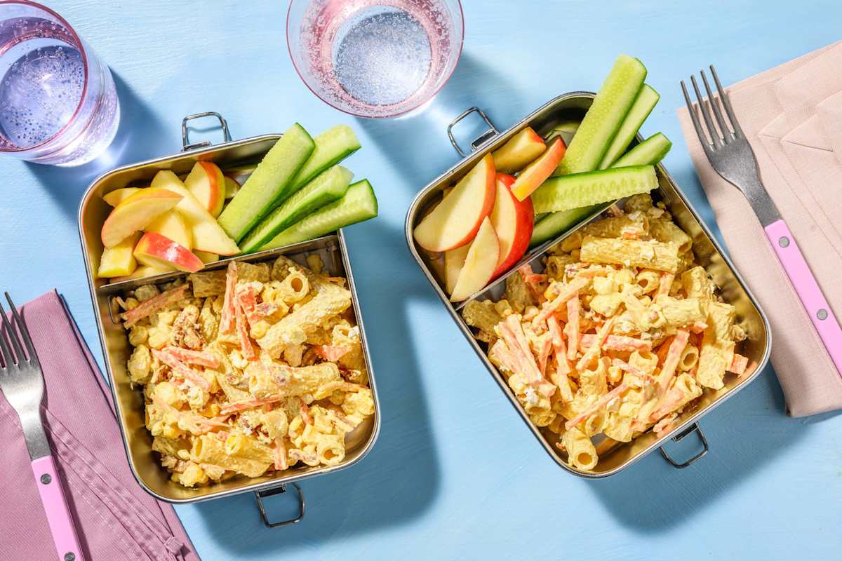 Kids pasta salad lunch box