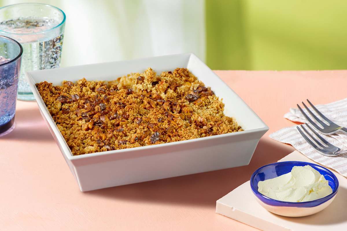 Apple crumble