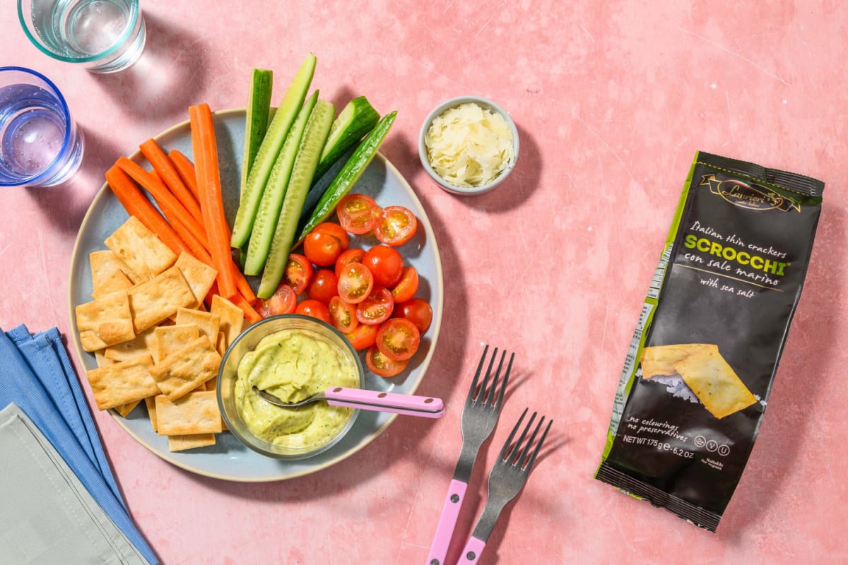 Afterschool kids snack platter 