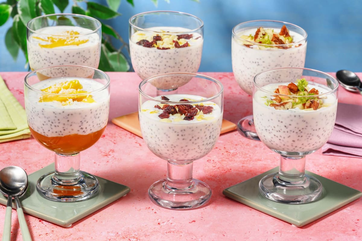 Pudding de chia 3 façons