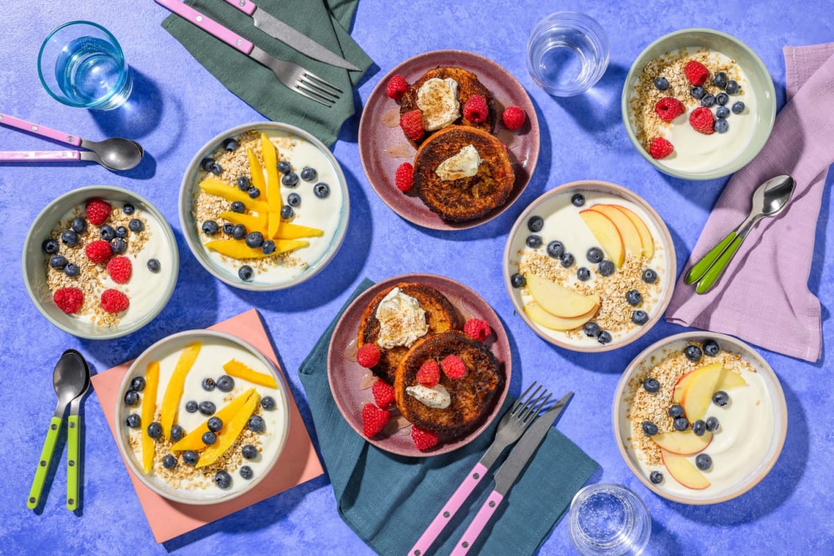 Ontbijtbox met luxe weekendrecept