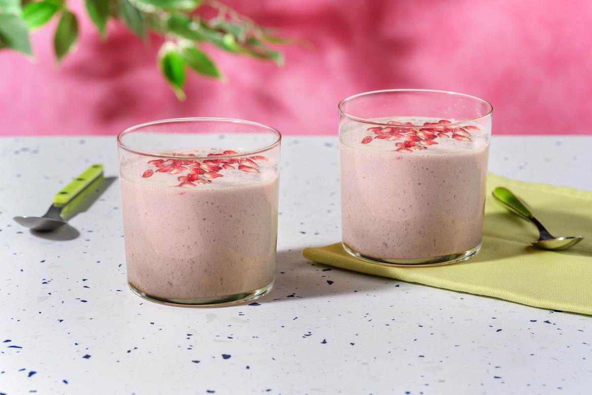 Pomegranate smoothie