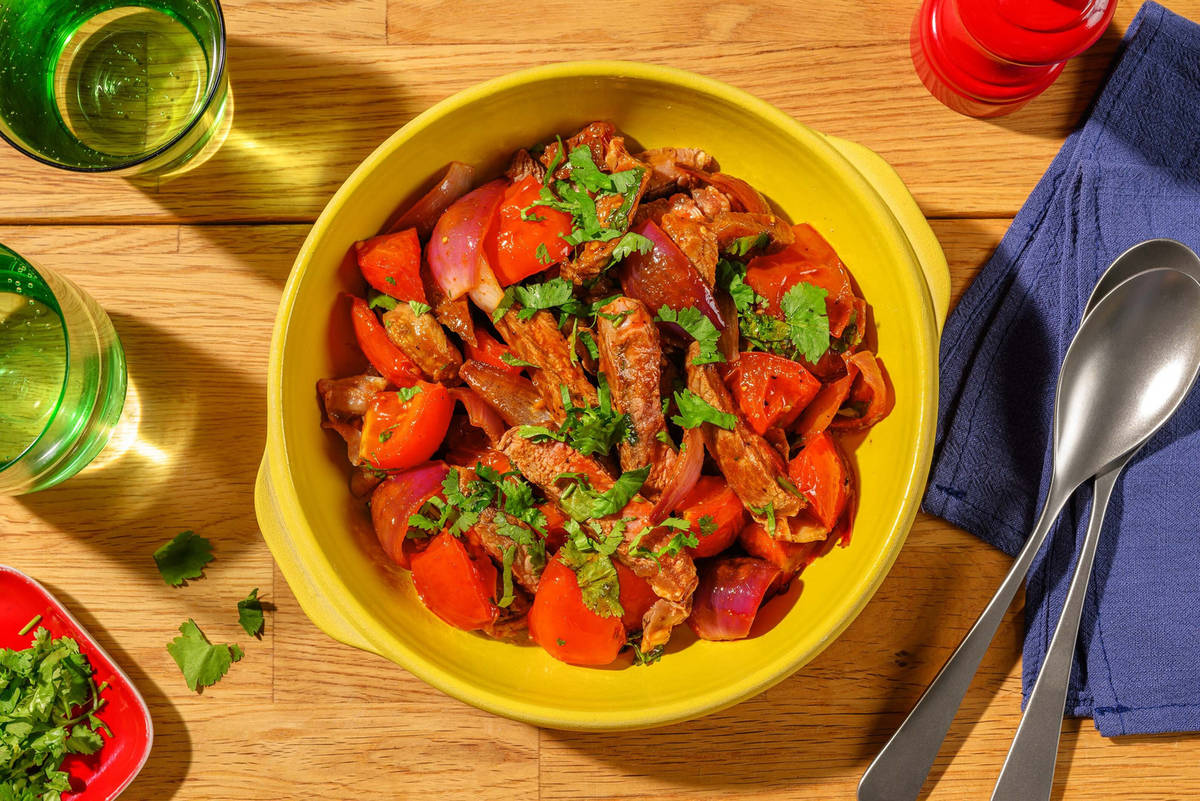Lovely Lomo Saltado Style Sirloin Steak Recipe HelloFresh