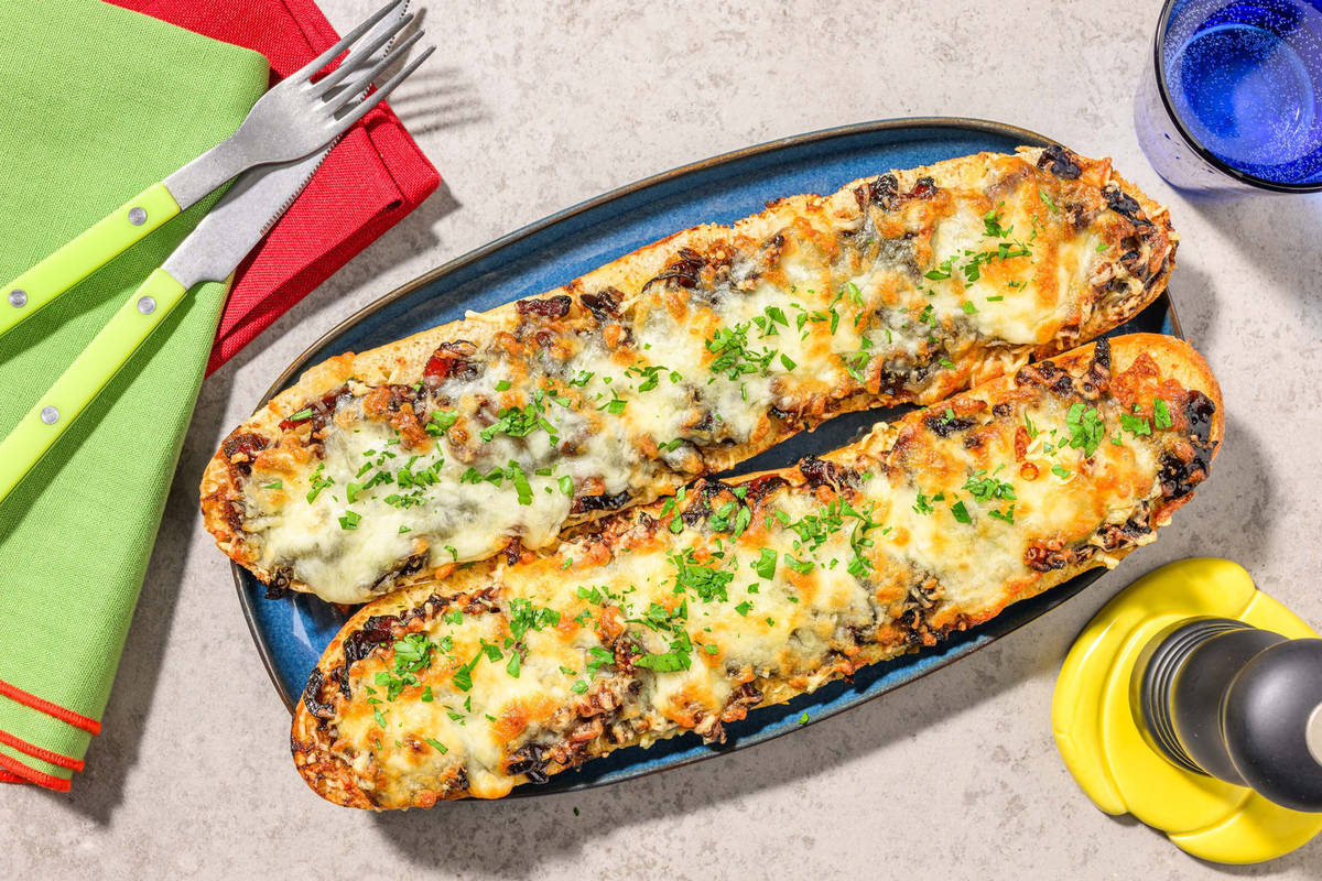 Bacon Jam and Caramelised Onion Garlic Bread Recipe HelloFresh