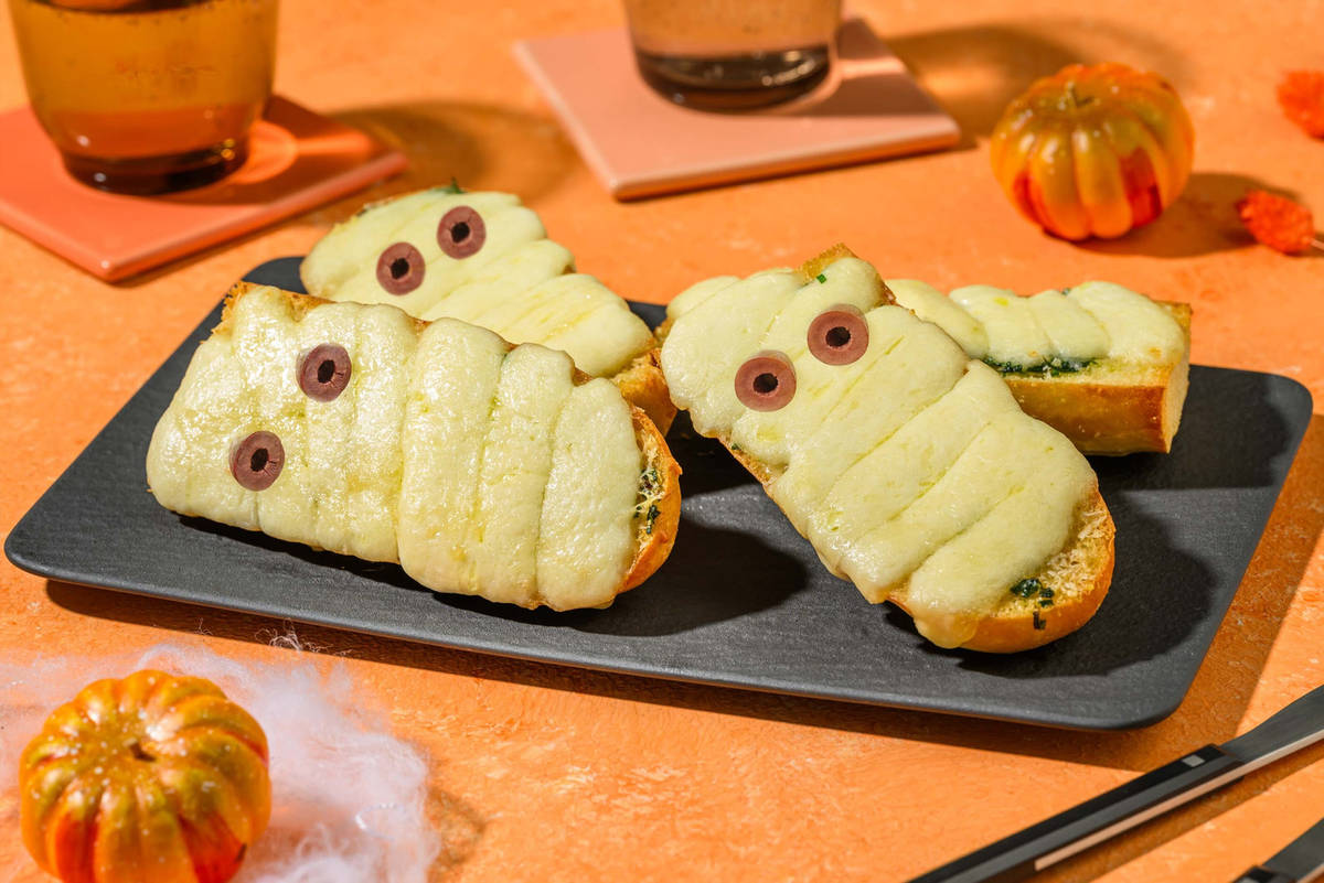 Ghoulish Garlic Baguette Mummies Recipe HelloFresh