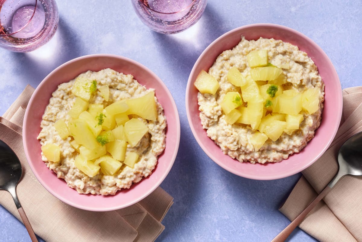 Tropical Pineapple Coconut Overnight Oats