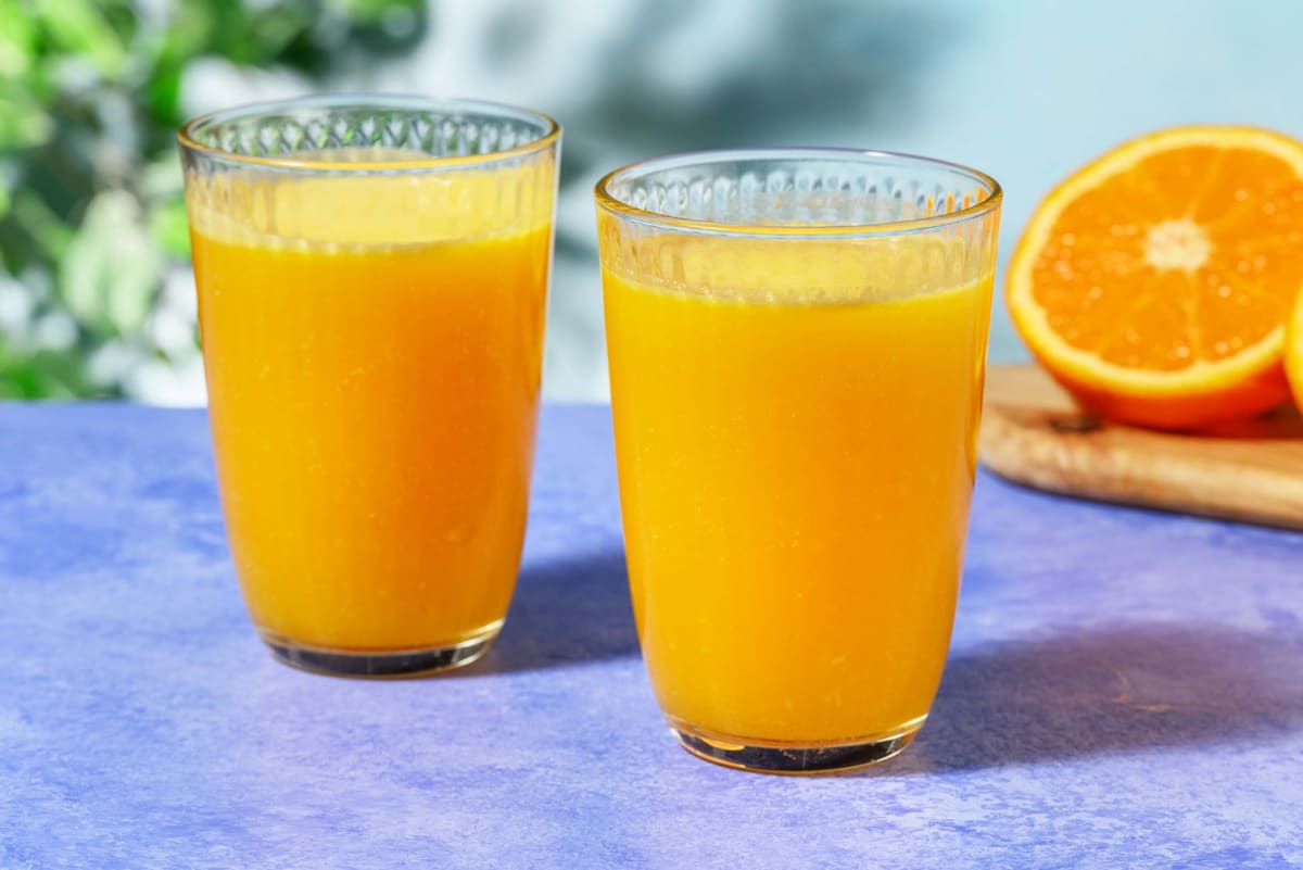 Orange and Ginger Morning Boost Juice