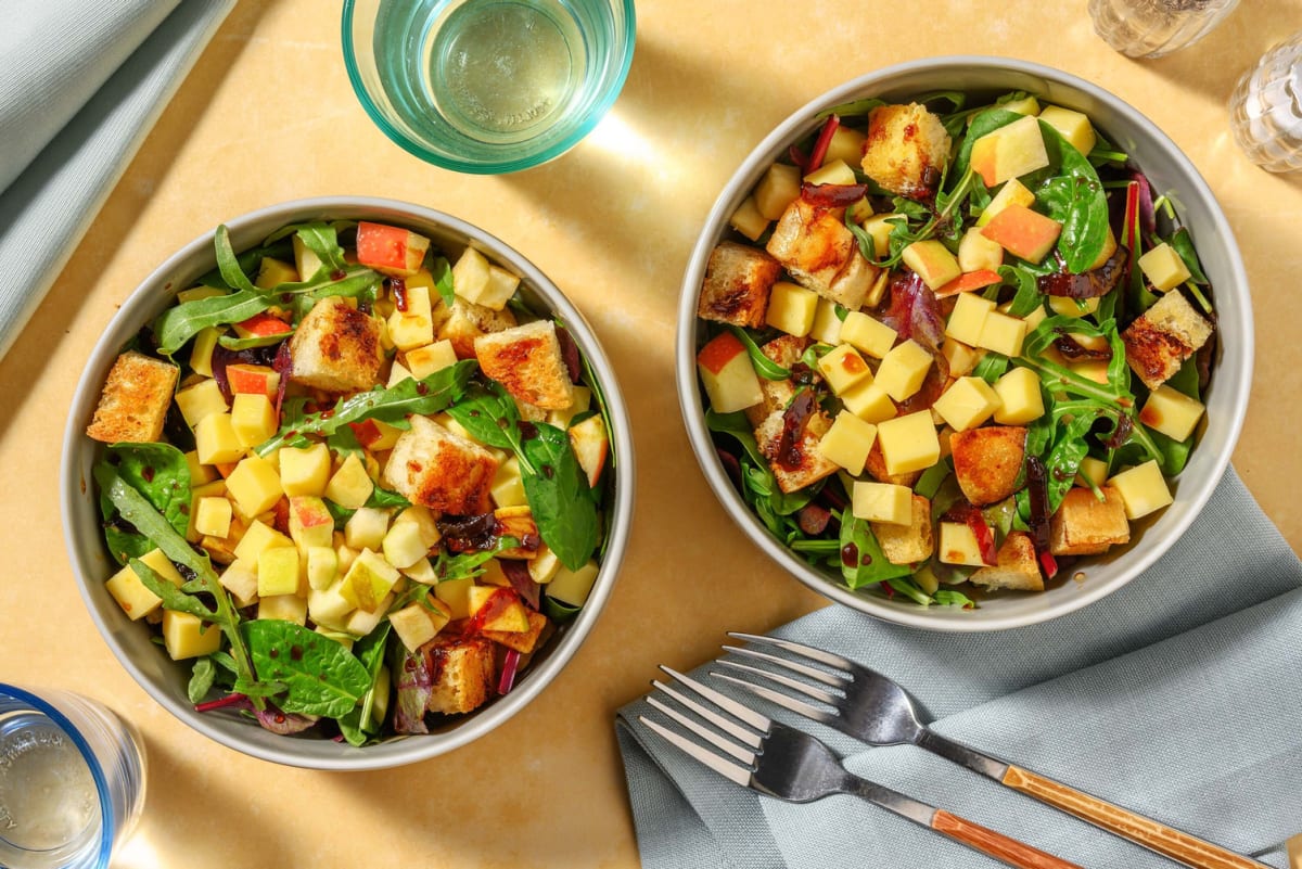 Ploughman's Cheddar Cheese and Apple Salad