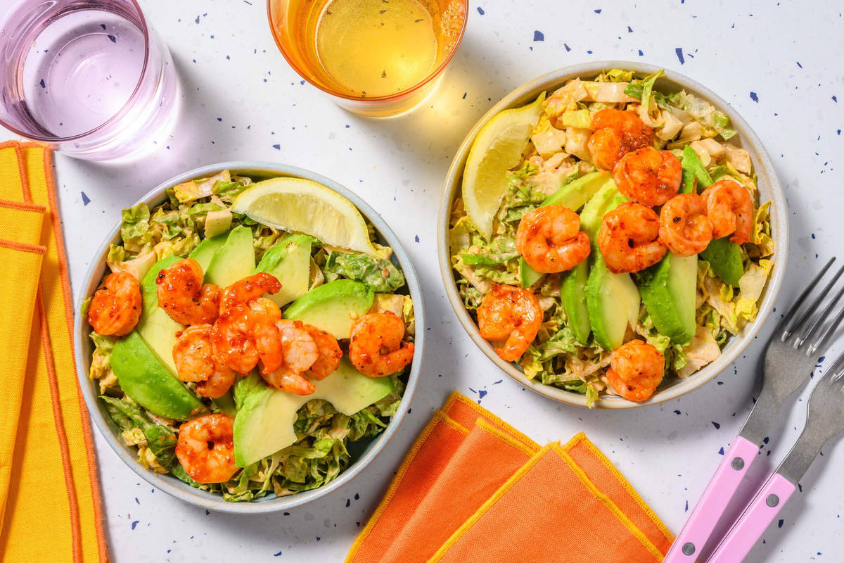 Sambal King Prawn Cocktail and Avocado Salad Recipe HelloFresh