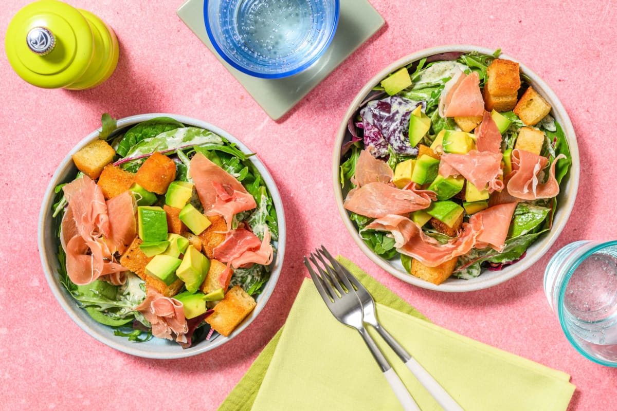 Serrano Ham and Avocado Salad