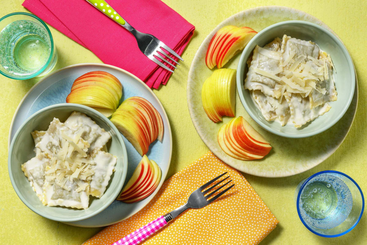 Speedy Cheesy Spinach & Ricotta Ravioli