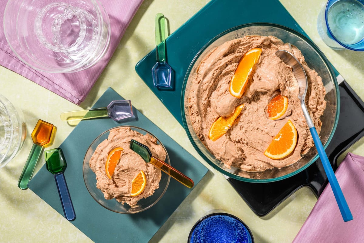 Chocolate Orange Ice Cream | Make at home