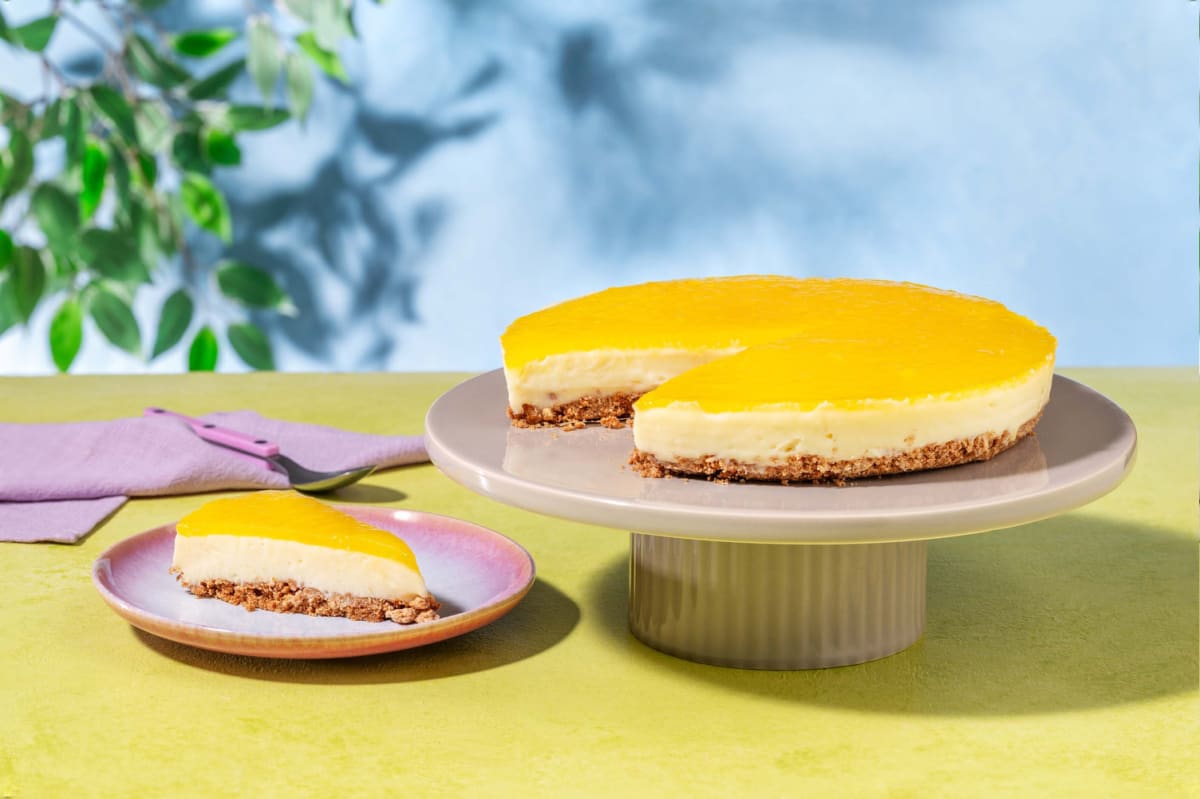 Zesty Mango and Lime Tart